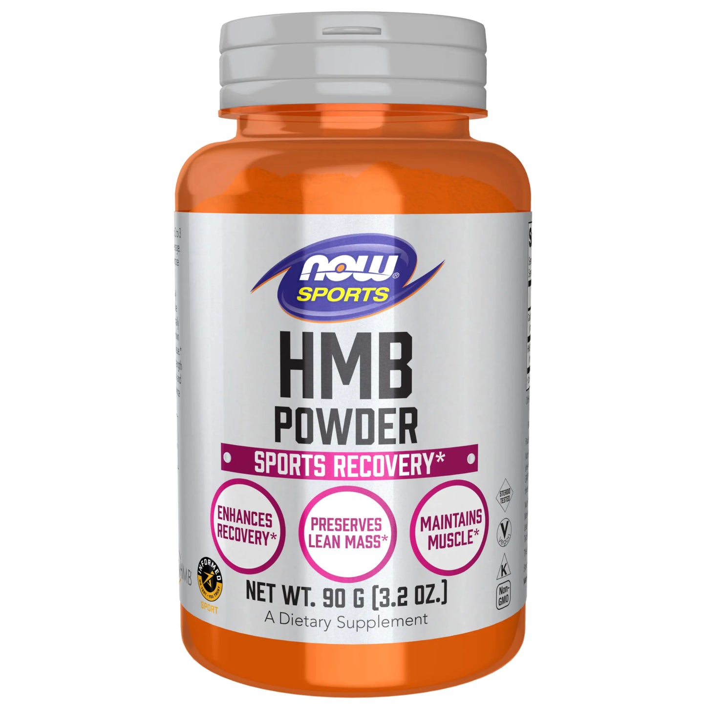 NOW Foods Sports Nutrition HMB (β-Hydroxy β-Methylbutyrate) 90 Grams