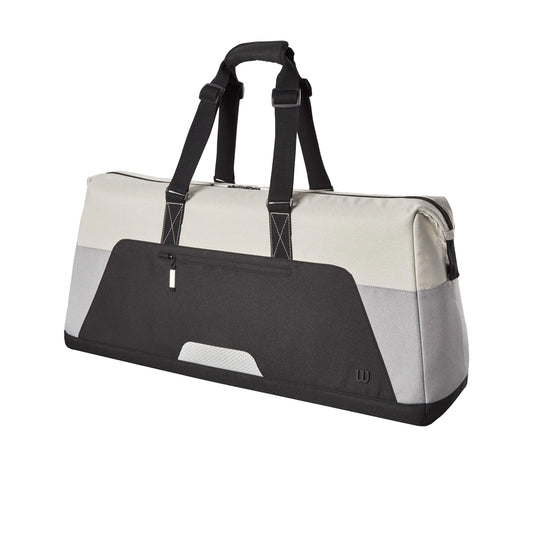 WILSON Lifestyle Tennis Racket Bag - Grey/Blue Holds up to 4 Rackets