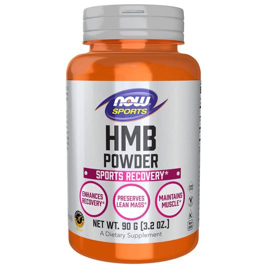 NOW Foods Sports Nutrition HMB (β-Hydroxy β-Methylbutyrate) 90 Grams
