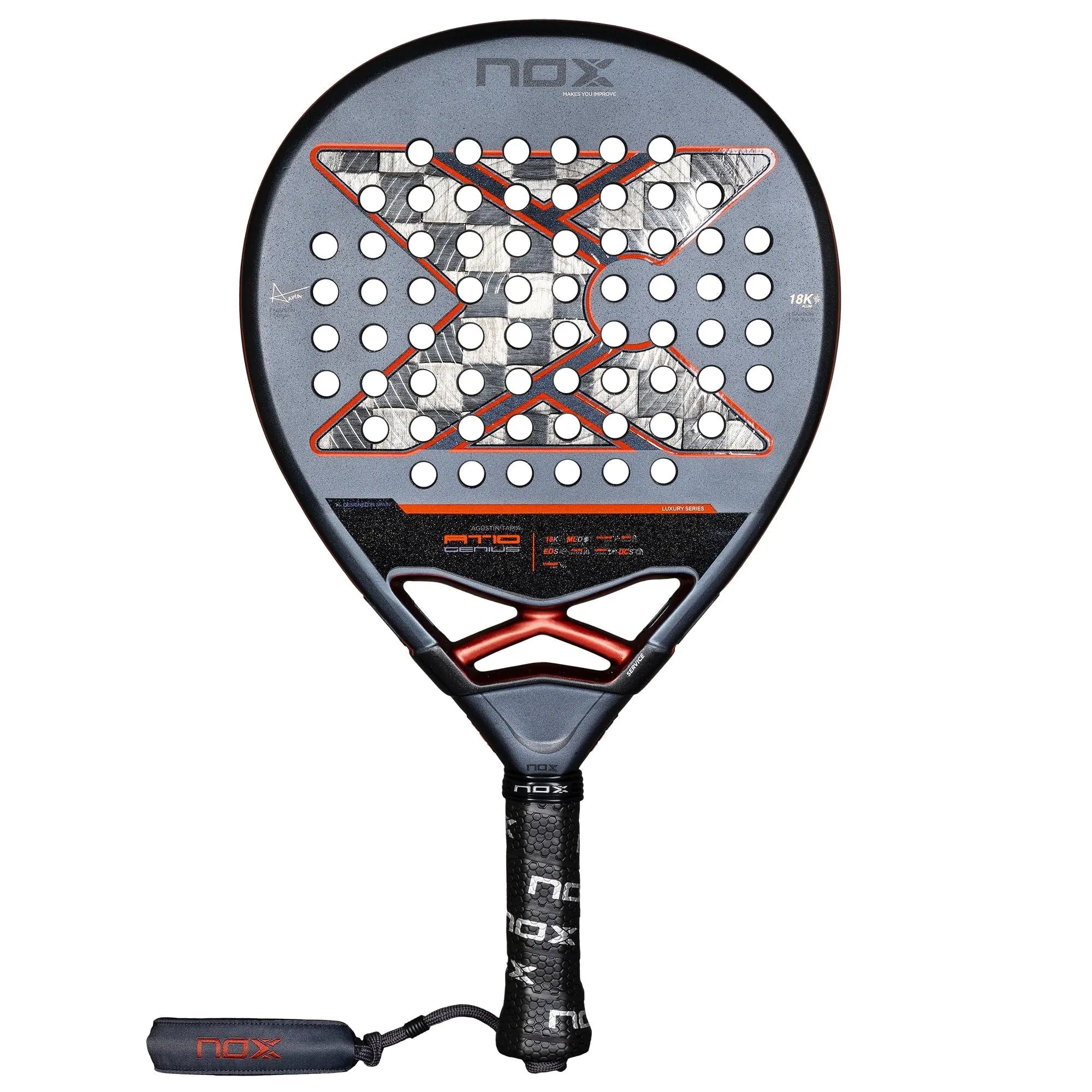 AT10 Genius 18K Alum Elite Pro Padel Racket 2025
