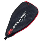 Selkirk Premium Pickleball Paddle Cover (Black/Red) | Durable Leather Pickleball Covers for Paddles | Premium Pickleball Accessories and Pickleball Equipment | Pickleball Case