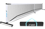X-ACE Pickleball Net Set with Wheels for Home22FT Regulation Size Portable Pickleball Net for DrivewaySteady Matte Steel Frame (Net with Wheels)