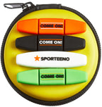 Tennis Vibration Dampener in Funny Zipper Gift Pack (Pack of 4)