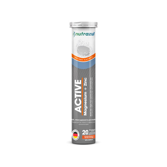 Nutrazul Active Mag-Zinc Effervescent | 20 Orange Tablets