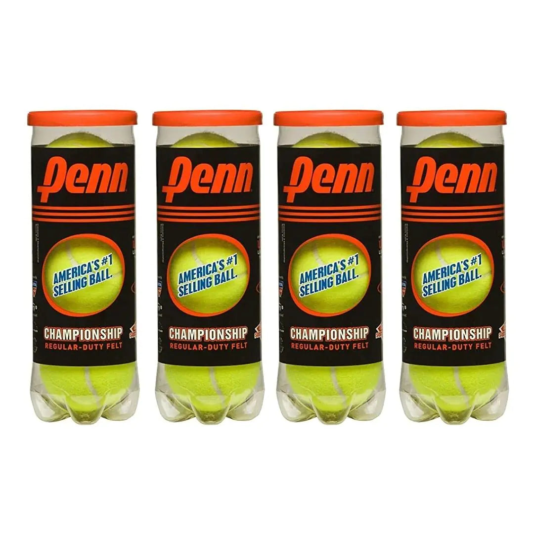 PENN Championship 4-Pack Clay-Court 12 Tennis Balls