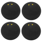 Generic 4Pcs Squash Ball Squash Balls Double Yellow Dot 38mm High Bounce Training Squash Ball Squash Racket Balls for Slow Speed Play Professional Raquet Handball Ball Refer to description