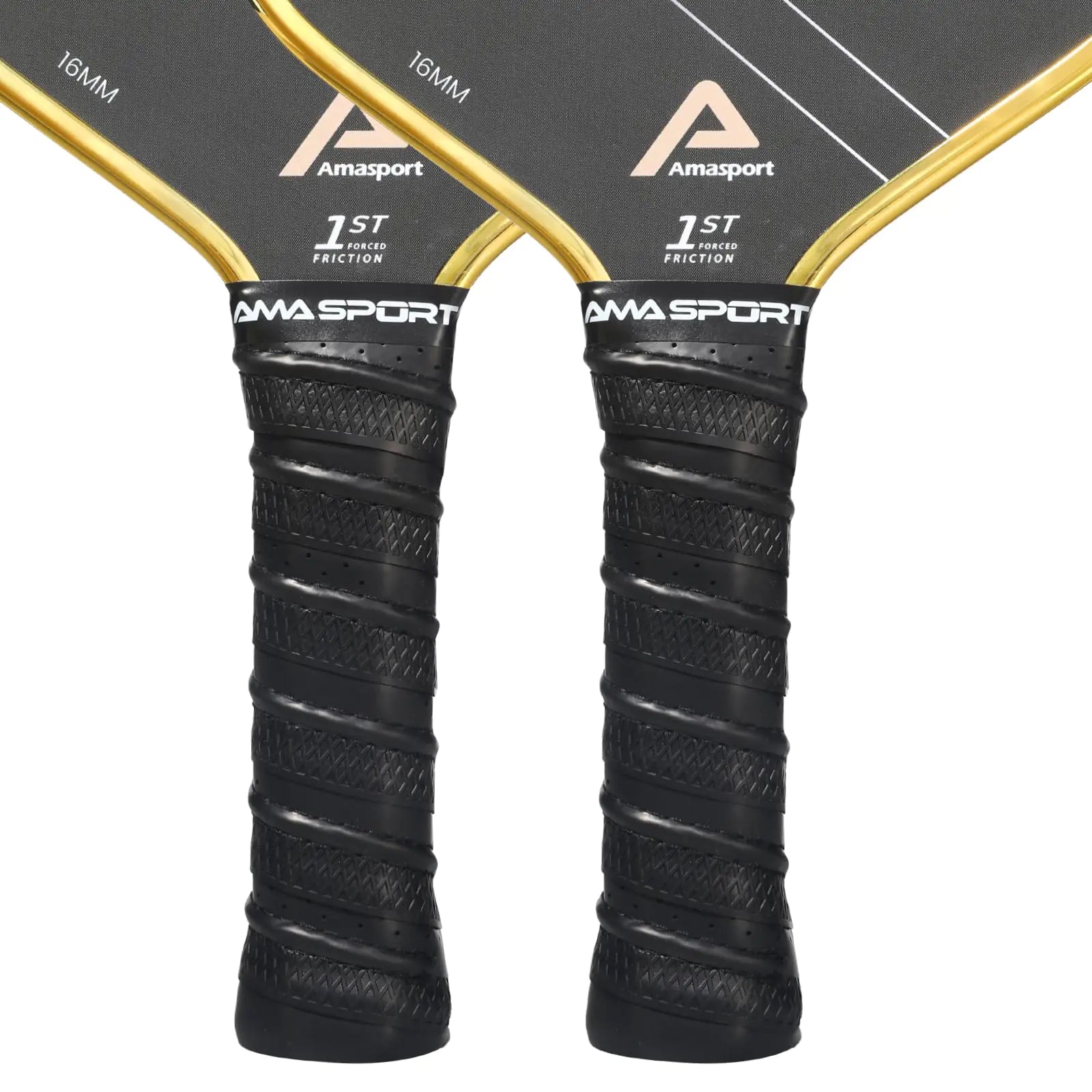 PICKLETECH Diamond-Grip Pickleball Paddle Tape - 2-Pack Anti-Slip Wrap