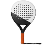 LiteStrike Padel Racket with Carrying Case - White Carbon & EVA Foam